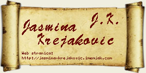 Jasmina Krejaković vizit kartica